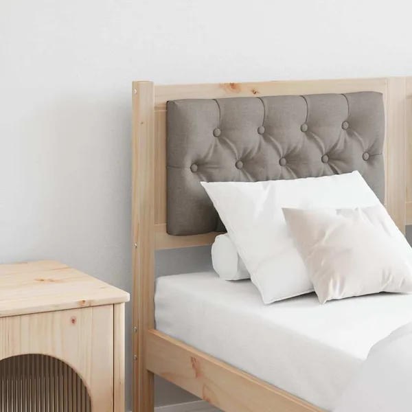Tête de lit Autre Marron et taupe 140 cm Bois massif en pin