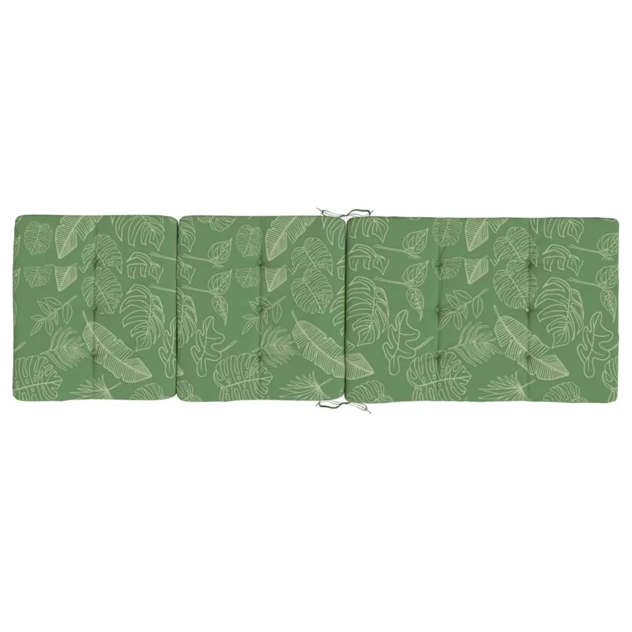 Coussins de chaise longue lot de 2 motif de feuilles - 5