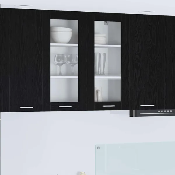 Armoire suspendue Chêne noir 80 x 31 x 80 cm Bois d'ingénierie
