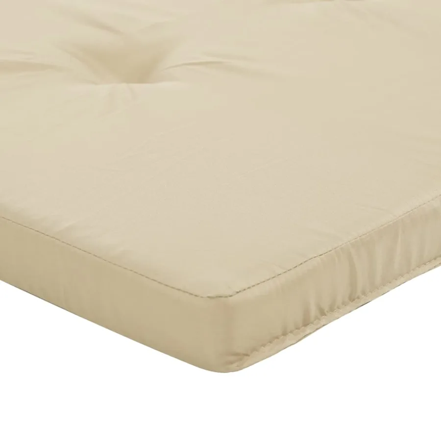 Coussins de chaise longue lot de 2 beige tissu oxford - 10