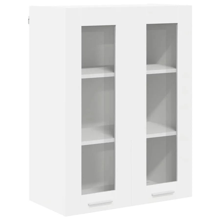 Armoire suspendue Blanc 60 x 31 x 80 cm Bois d'ingénierie - 2