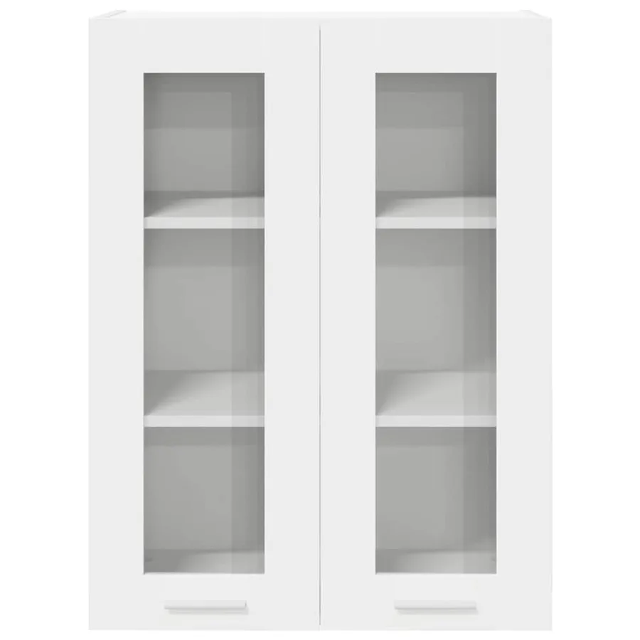 Armoire suspendue Blanc 60 x 31 x 80 cm Bois d'ingénierie - 6