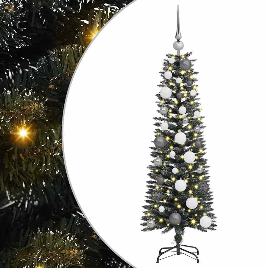 Sapin de Noël artificiel Vert 120 cm PVC, plastique et acier - 2