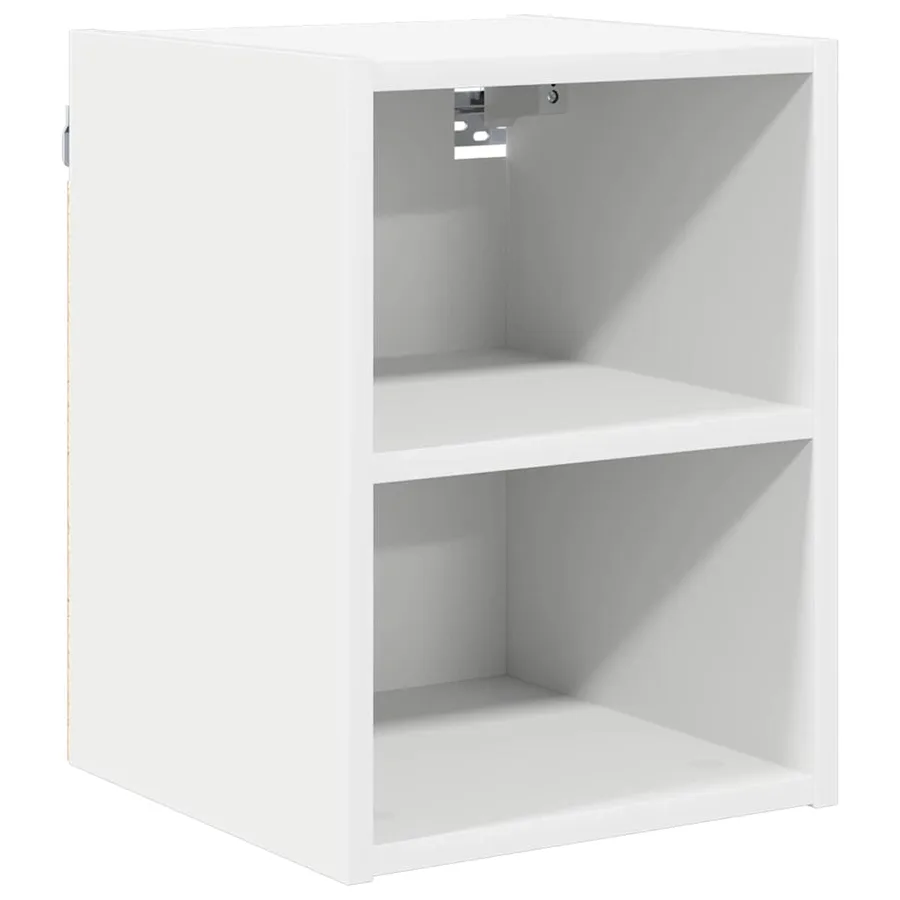Armoire suspendue Blanc 30 x 29,5 x 40 cm Bois d'ingénierie - 2