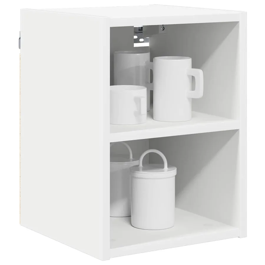 Armoire suspendue Blanc 30 x 29,5 x 40 cm Bois d'ingénierie - 3