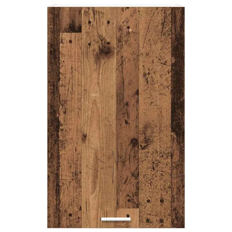 Armoire suspendue Bois ancien et Blanc 50 x 31 x 80 cm - 6