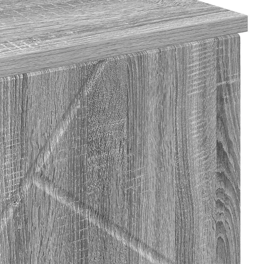 Cabinet de salle de bain avec porte Gris Sonoma 60 x 35 x 80 cm - 11