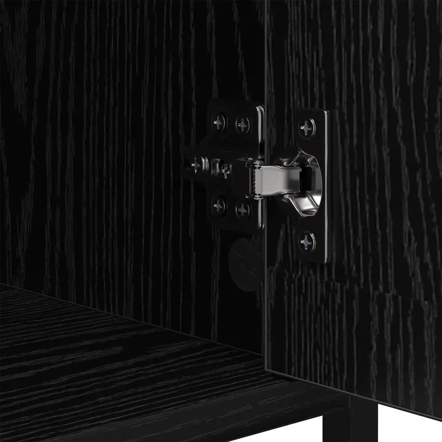 Cabinet de chevet 2 pcs Chêne noir 40 x 42 x 60cm - 10