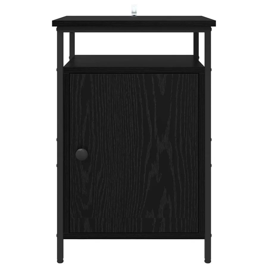 Cabinet de chevet 2 pcs Chêne noir 40 x 42 x 60cm - 7