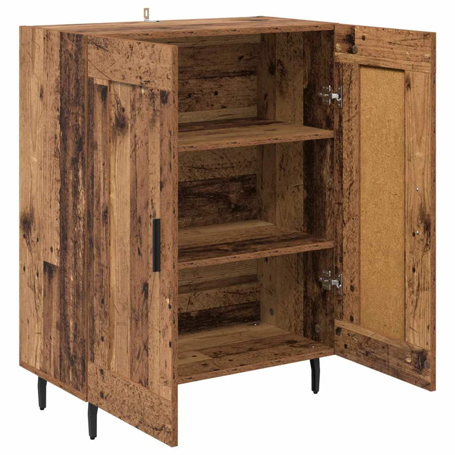 Buffet Bois Ancien 69,5 x 34 x 90 cm Bois d'ingénierie et fer - 5