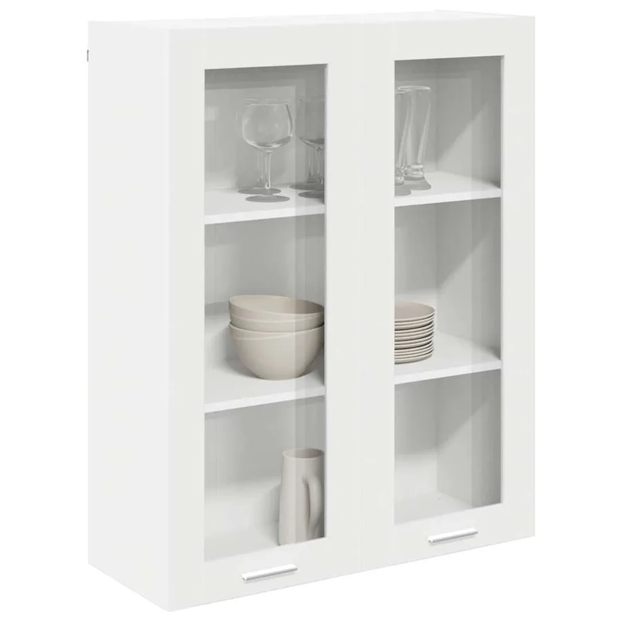 Armoire suspendue Blanc 80 x 31 x 100 cm Bois d'ingénierie - 3