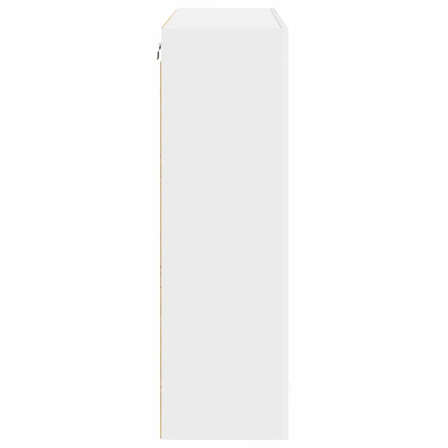 Armoire suspendue Blanc 80 x 31 x 100 cm Bois d'ingénierie - 7