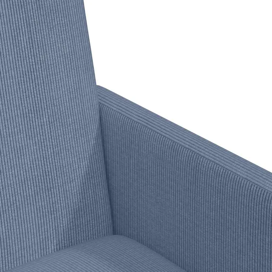 Chaises de Salle à Manger avec Roues 2 pcs Bleu 57 x 66 x 94 cm - 7