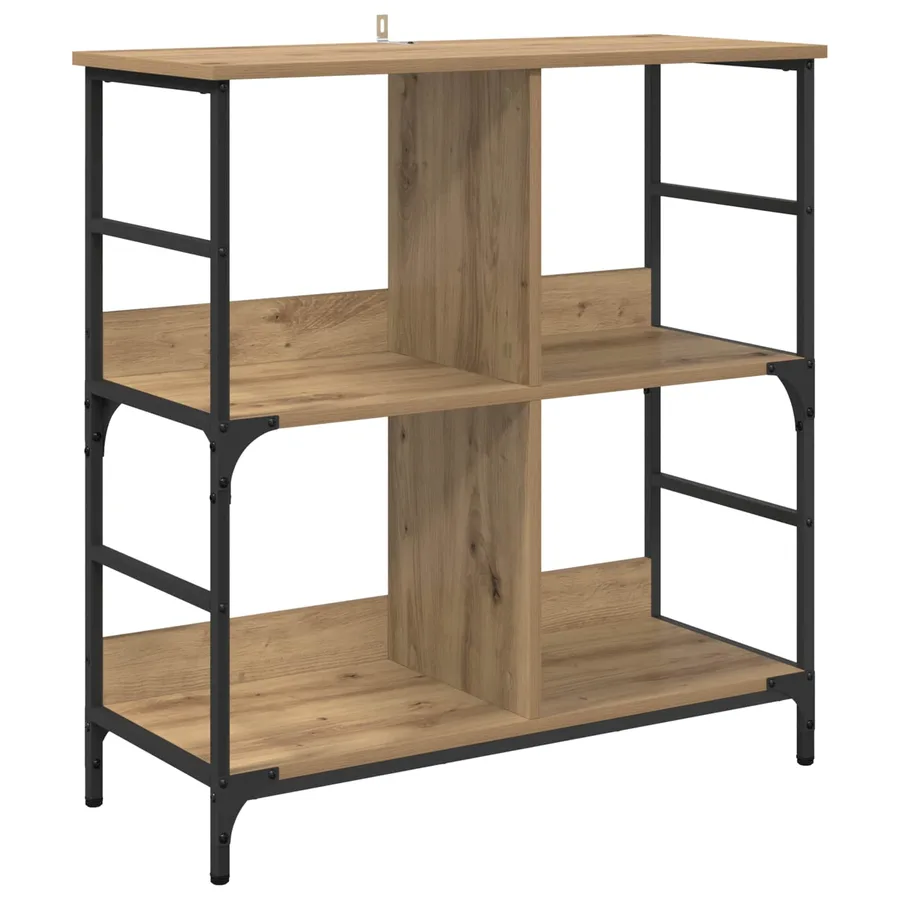 Étagère 4 niveaux 78.5 x 33 x 82 cm Bois d'ingénierie - 2