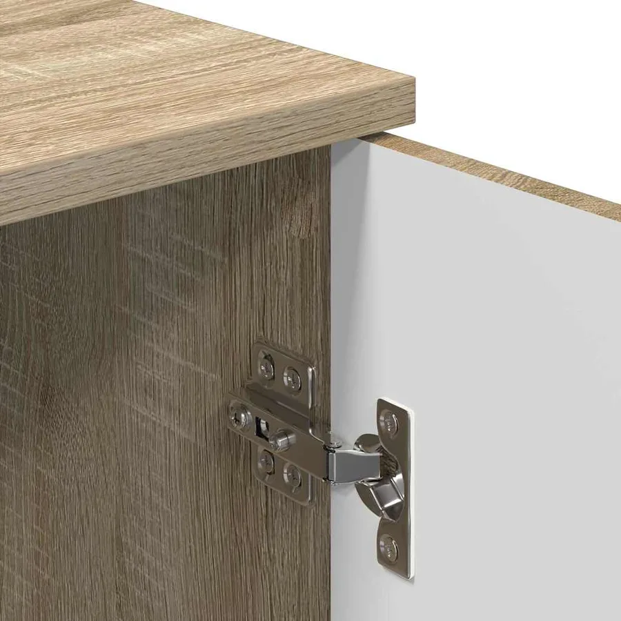 Cabinet de salle de bain Chêne Sonoma 30 x 31,5 x 61 cm - 11