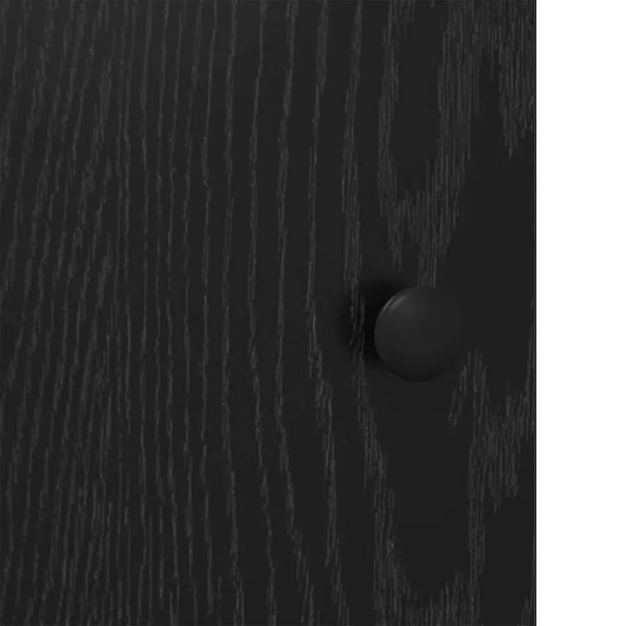Haut Armoire Chêne noir 62 x 32 x 106,5 cm Bois d'ingénierie - 8