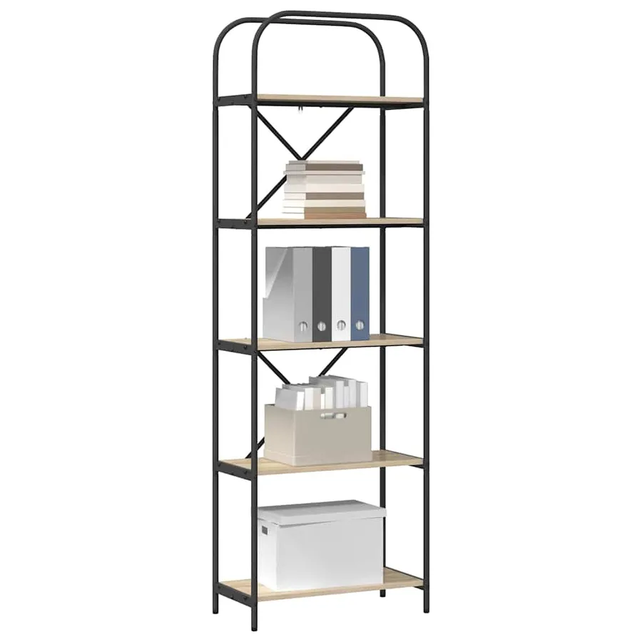 Étagère Chêne Sonoma 60 x 30 x 183 cm Bois d'ingénierie - 3