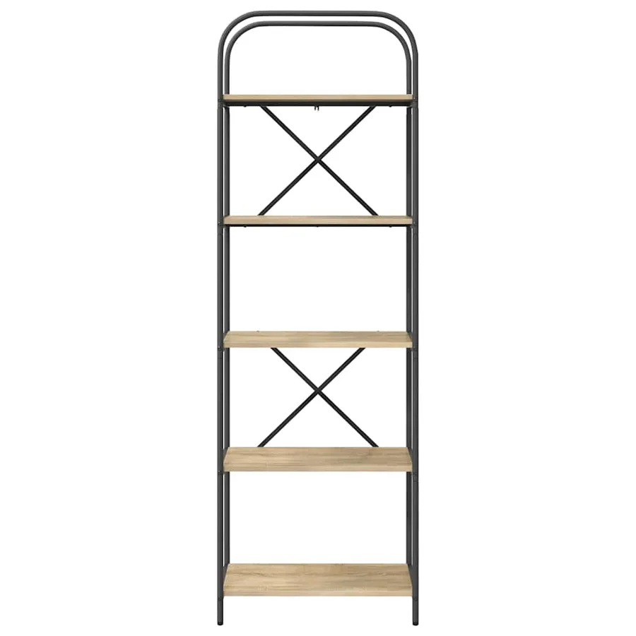 Étagère Chêne Sonoma 60 x 30 x 183 cm Bois d'ingénierie - 5