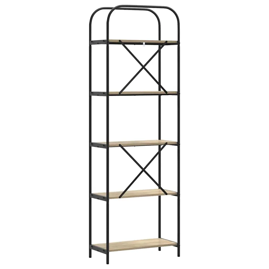 Étagère Chêne Sonoma 60 x 30 x 183 cm Bois d'ingénierie - 7