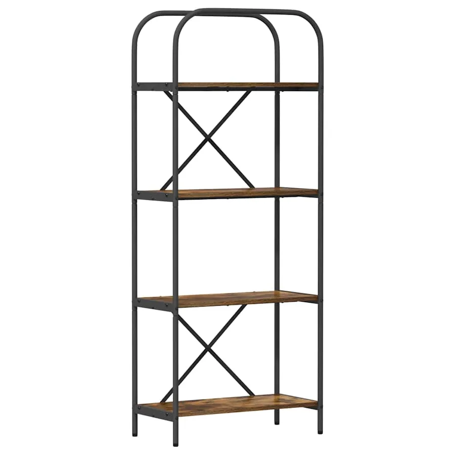 Étagère Chêne fumé 60 x 30 x 146 cm Bois d'ingénierie - 2