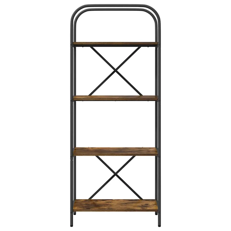 Étagère Chêne fumé 60 x 30 x 146 cm Bois d'ingénierie - 5