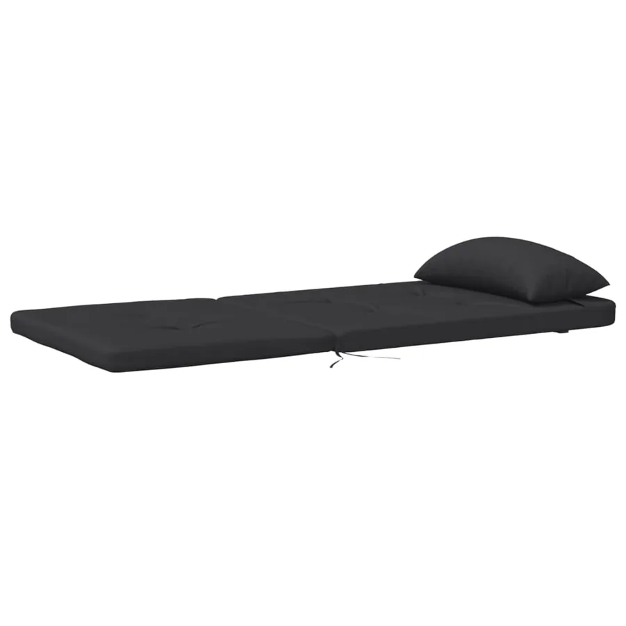 Coussins de chaise adirondack lot de 2 noir tissu oxford - 5