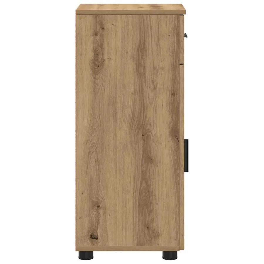Cabinet de salle de bain Chêne artisanal 30 x 35 x 80 cm - 7