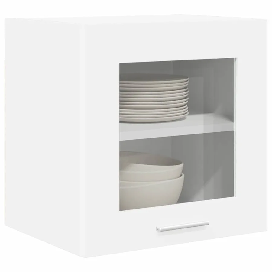 Armoire suspendue 2 pcs Blanc 40 x 31 x 40 cm Bois d'ingénierie - 3