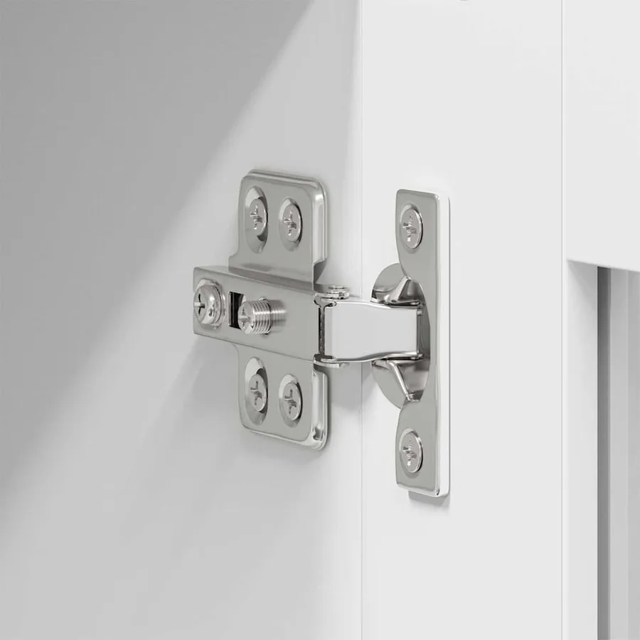 Armoire suspendue 2 pcs Blanc 40 x 31 x 40 cm Bois d'ingénierie - 8