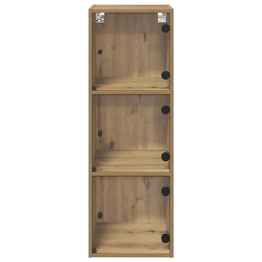 Meuble mural 35 x 37 x 102 cm Bois d'ingénierie Chêne artisanal - 6