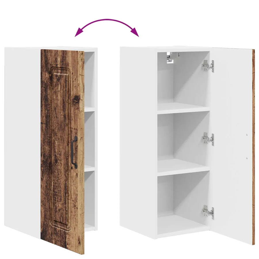 Panneau de lave-vaisselle Kalmar Bois ancien 30 x 31 x 80 cm - 8