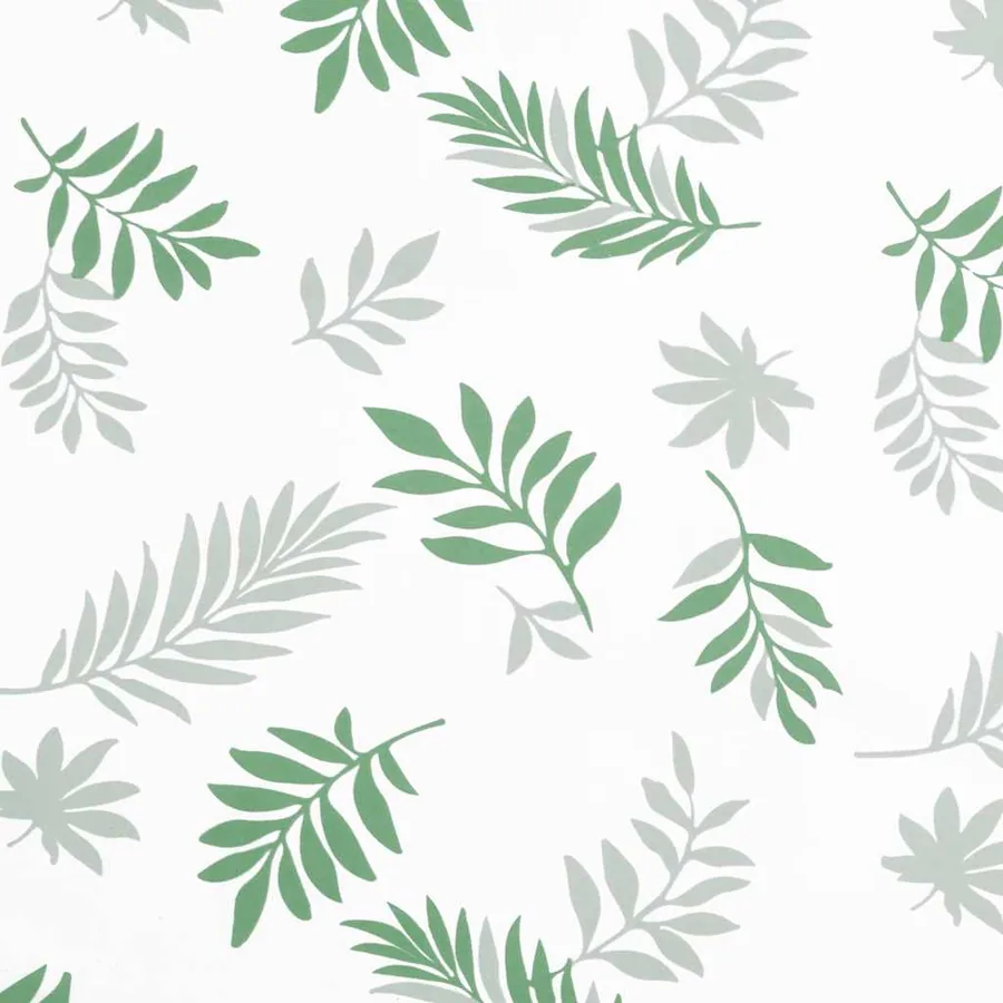 Coussins de banc de jardin lot de 2 motif de feuilles tissu - 8