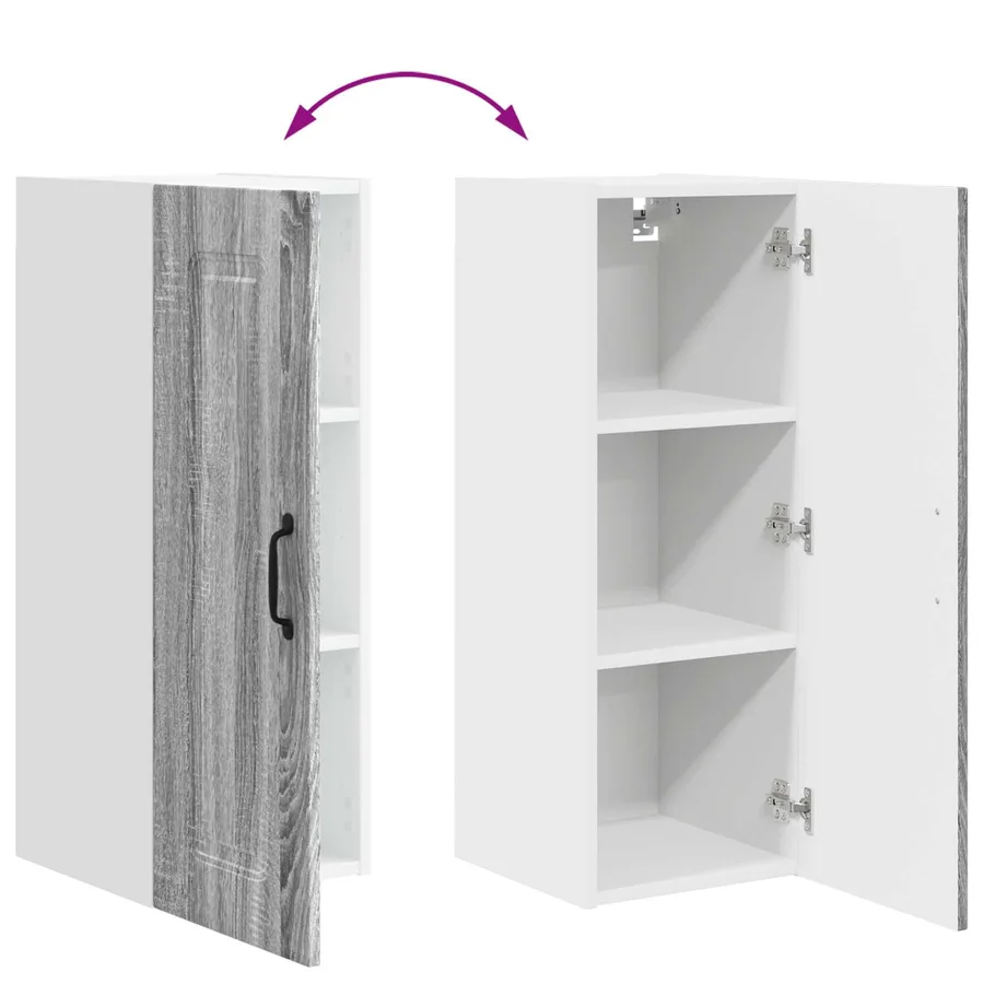 Panneau de lave-vaisselle Kalmar Gris Sonoma 30 x 31 x 80 cm - 11