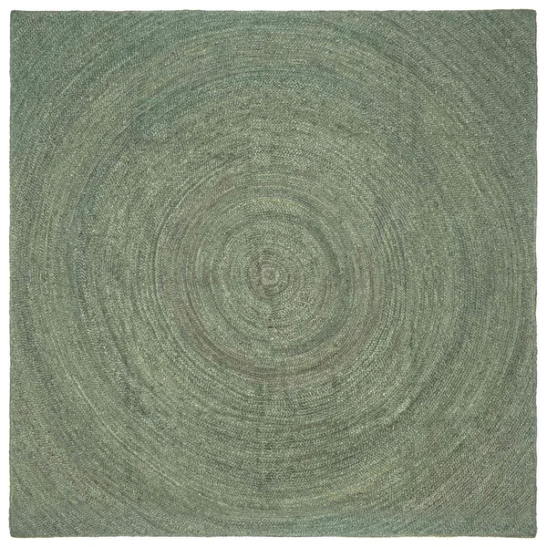Tapis de surface Vert olive 200 x 200 cm Jute