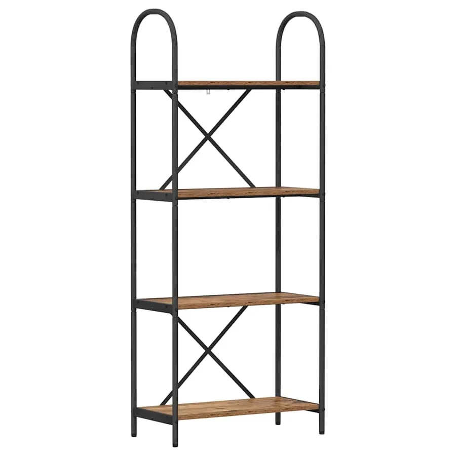 Étagère Bois ancien 60 x 30 x 146 cm Bois d'ingénierie - 2