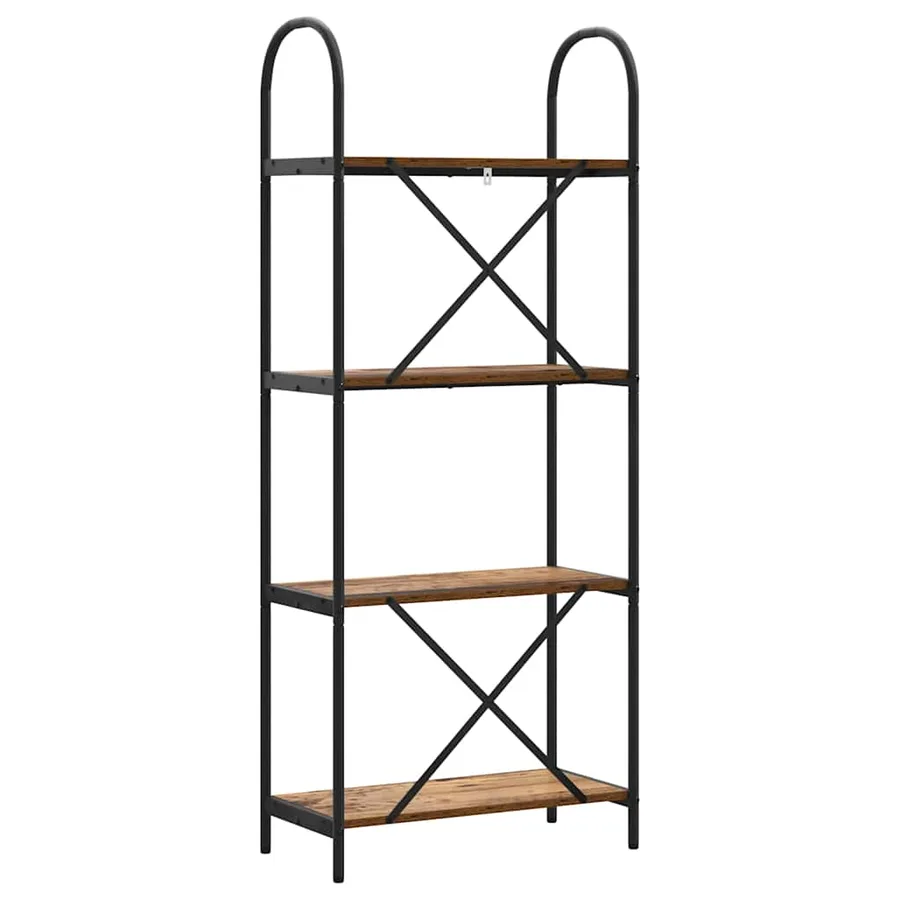 Étagère Bois ancien 60 x 30 x 146 cm Bois d'ingénierie - 7