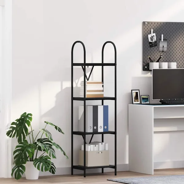 Étagère Chêne noir 40 x 30 x 146 cm Bois d'ingénierie