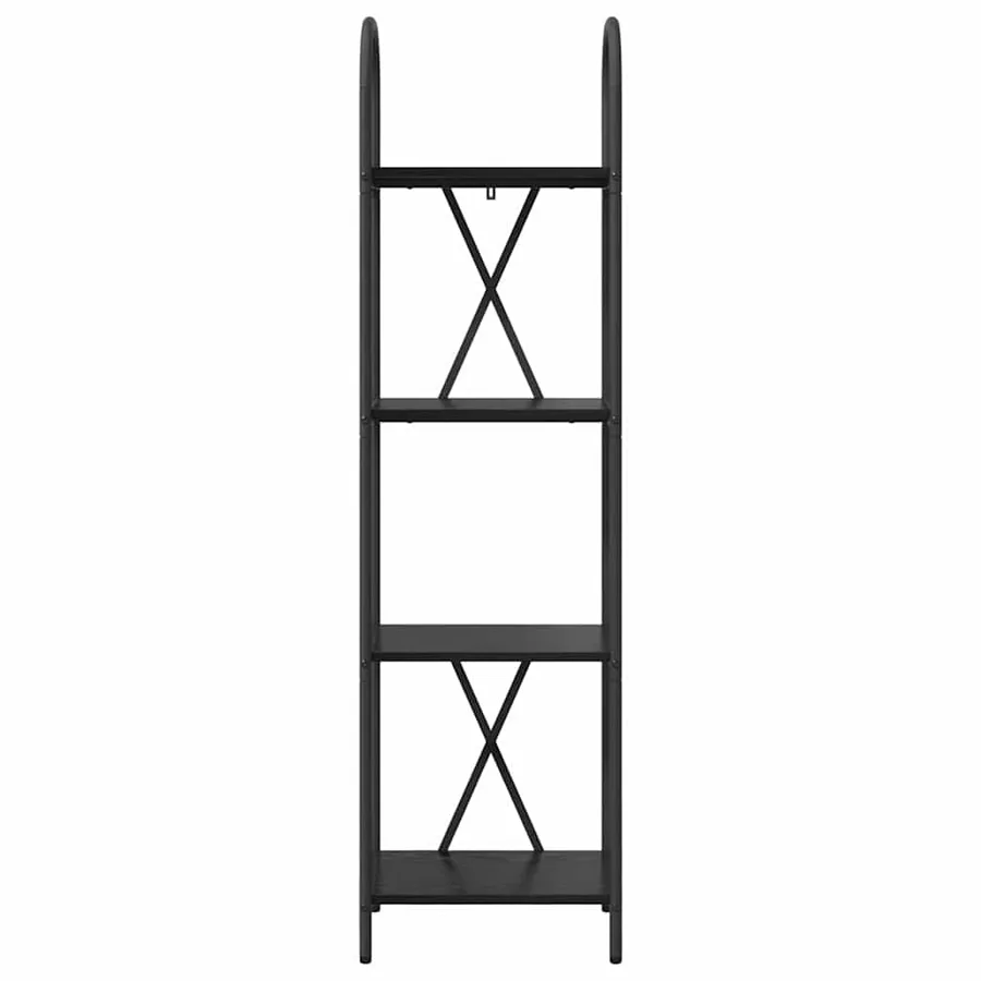 Étagère Chêne noir 40 x 30 x 146 cm Bois d'ingénierie - 5