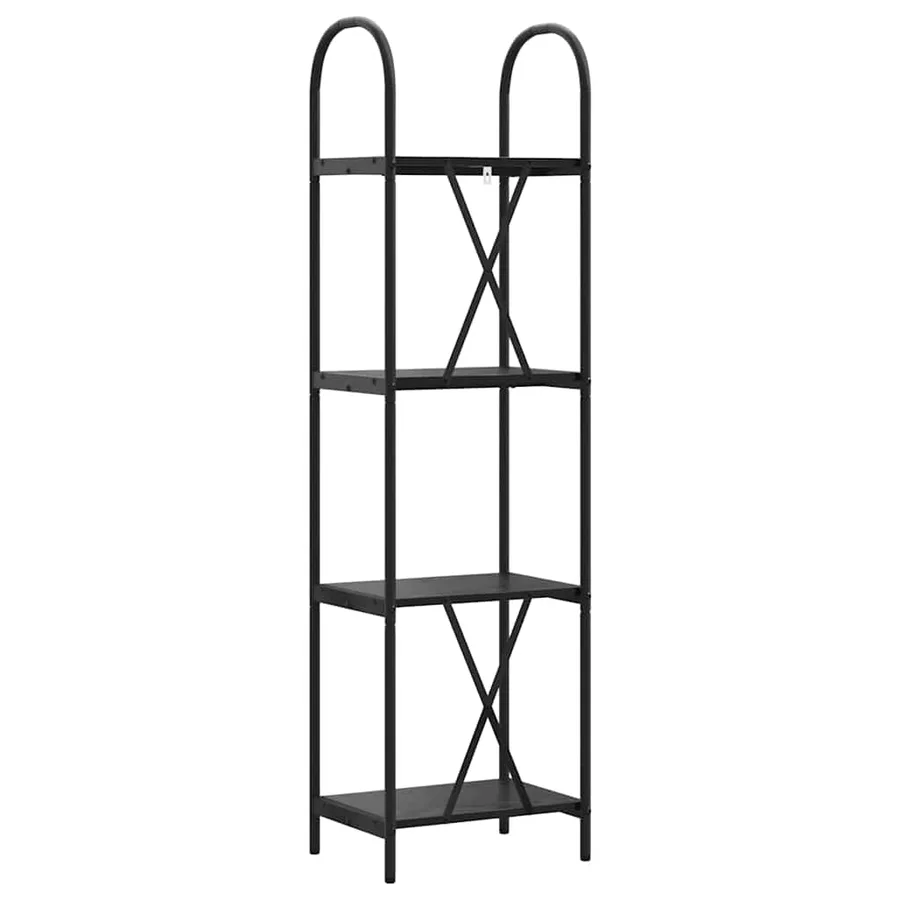 Étagère Chêne noir 40 x 30 x 146 cm Bois d'ingénierie - 7