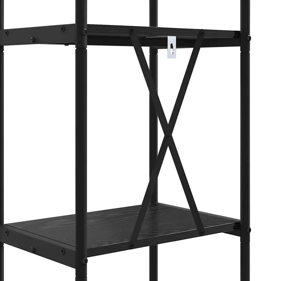 Étagère Chêne noir 40 x 30 x 146 cm Bois d'ingénierie - 9