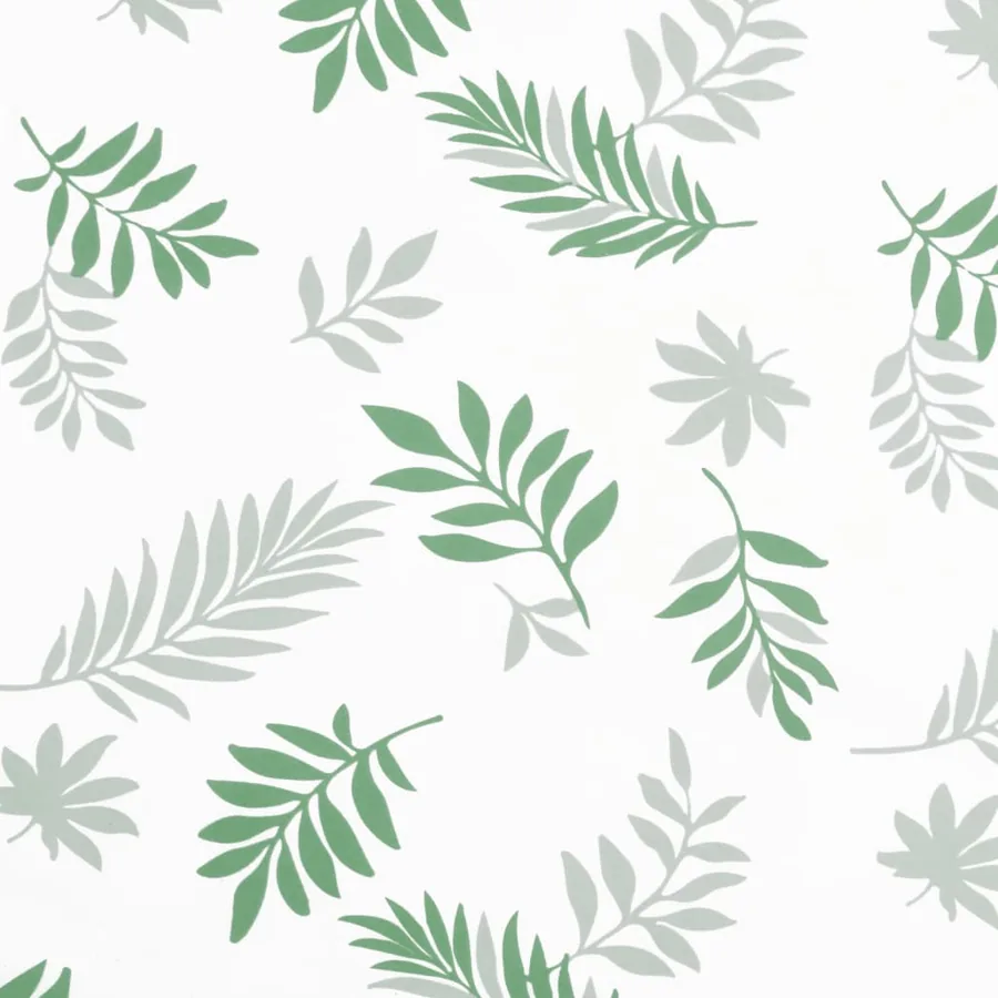 Coussin de banc de jardin motif de feuilles 200x50x7 cm tissu - 6