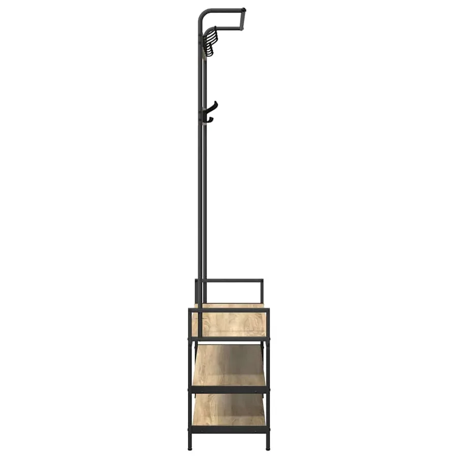 Porte-manteau Chêne Sonoma 95 x 34 x 184 cm Bois d'ingénierie - 6