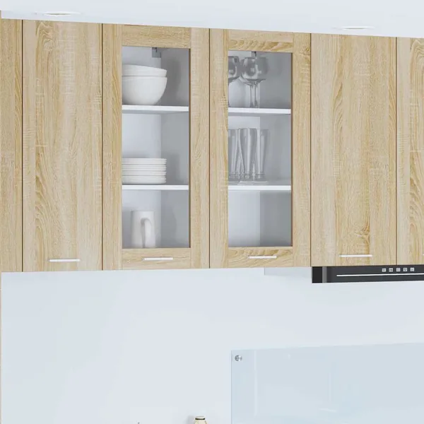 Armoire suspendue avec stockage Chêne Sonoma 40 x 31 x 80 cm