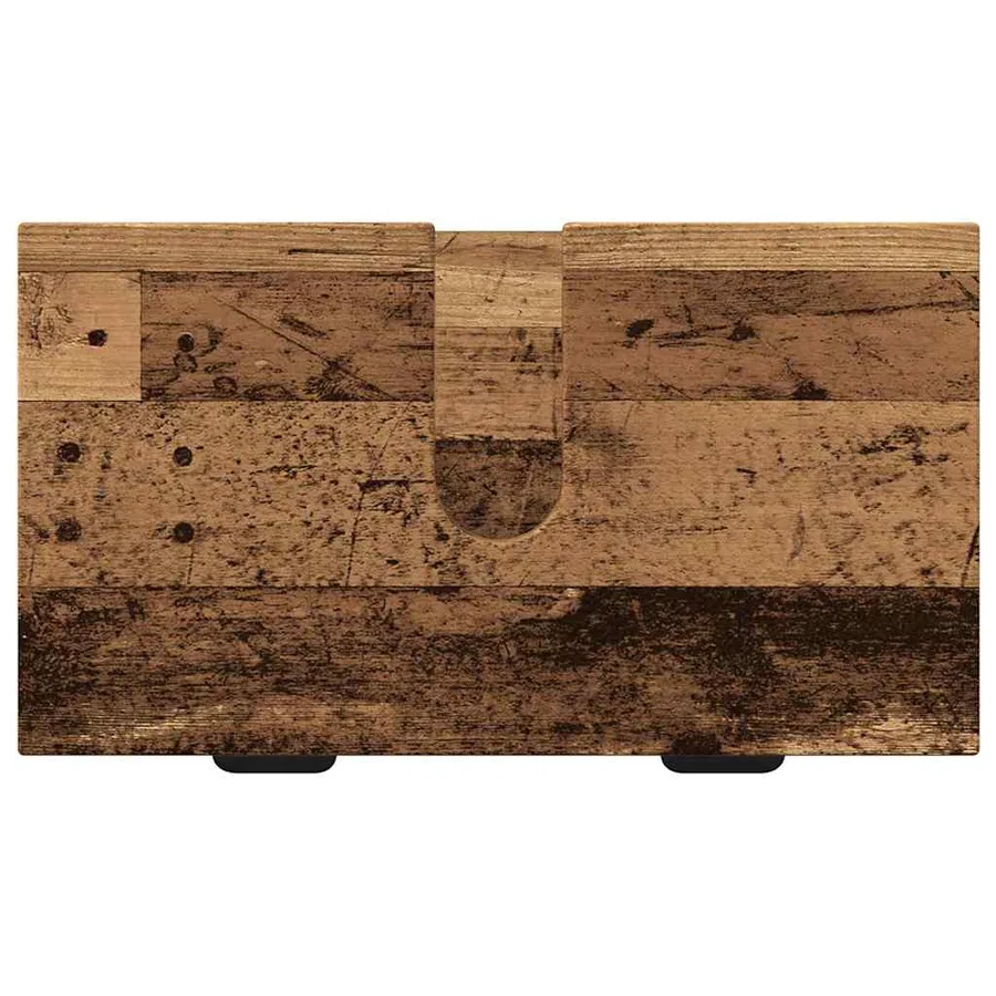 Ensemble de mobilier de salle de bain 2 pcs Bois Ancien - 7