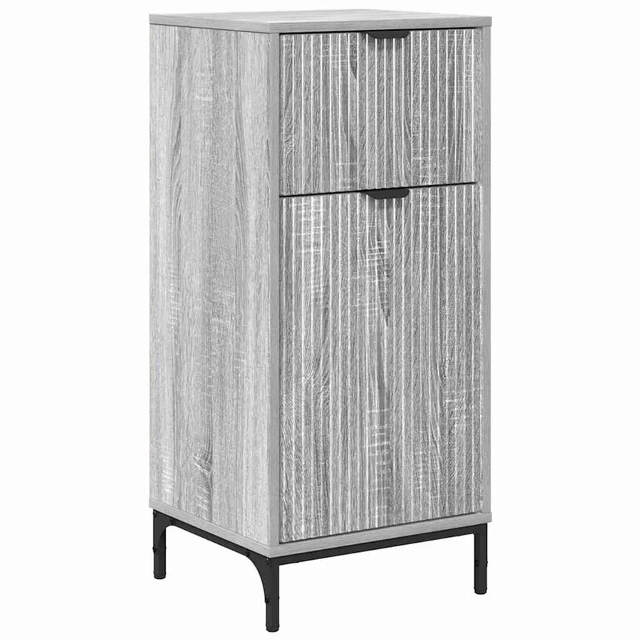 Cabinet de salle de bain Gris Sonoma 39,5 x 36 x 88 cm - 2
