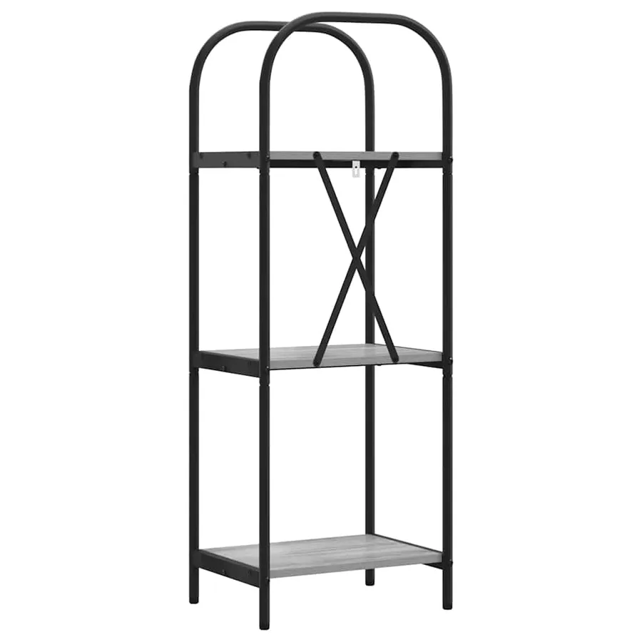 Étagère Gris Sonoma 40 x 30 x 109 cm Bois d'ingénierie - 7