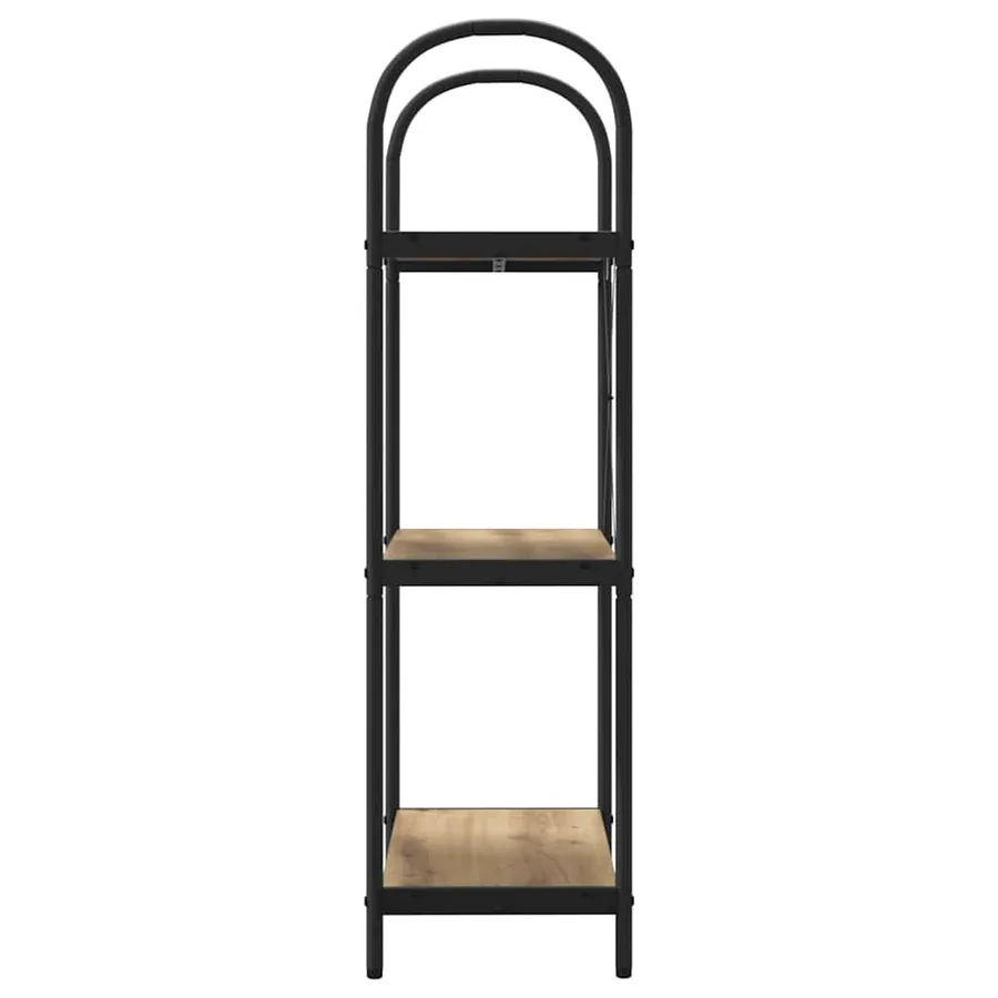 Étagère 3 niveaux 60 x 30 x 109 cm Bois d'ingénierie - 6