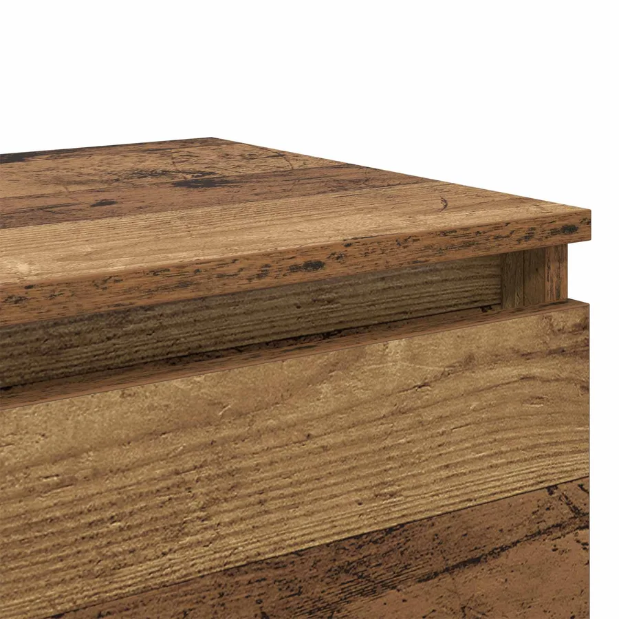 Cabinet de chevet Bois ancien 40 x 35 x 50 cm Bois d'ingénierie - 10