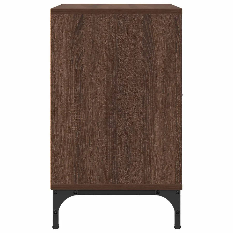 Cabinet de chevet 2 pcs Chêne marron 49 x 36 x 61 cm - 7