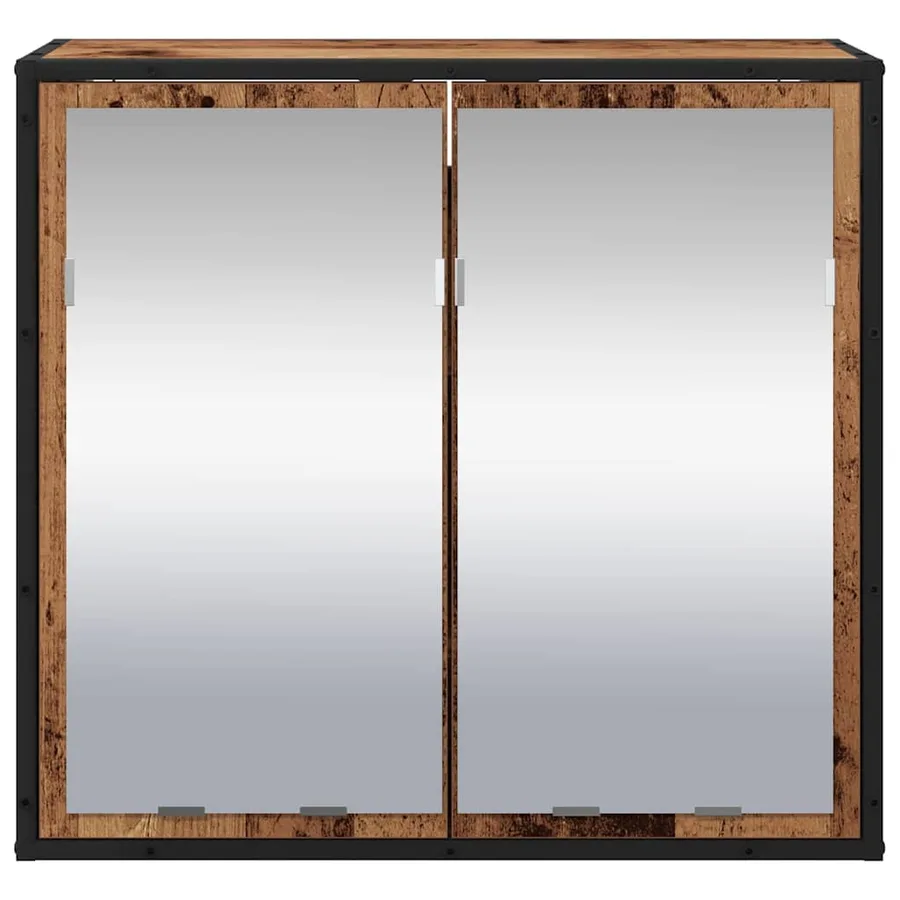 Étagère Murale avec étagère Bois ancien 65 x 20 x 60 cm - 6